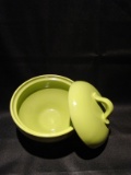 2 pc. Green Bowl with Lid