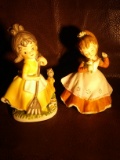 2 pc. Lefton's Porcelain Girl Figurines