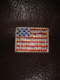 Vintage USA Flag Brooch