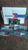 Amtrak Blanket With 3 Books