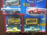 Lot of 4 Road Champs Die Cast Cars in Original Packaging
