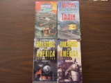 Lot of 4 VHS Tapes, Railroads of America Vol. 1 & 2