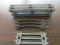 Lot of 10 Lionel 3 Rail Track, 7 Straight, 1 Short Curve, 2 Short Straight