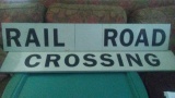 2 pc Large Railroad Crossing Signs