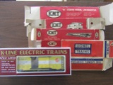 K-Line K641-0001 Timken Boxcar and Empty Lionel & KMT Boxes