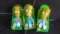 3 Piece Lot Dan-Dee Bart Simpson Dolls