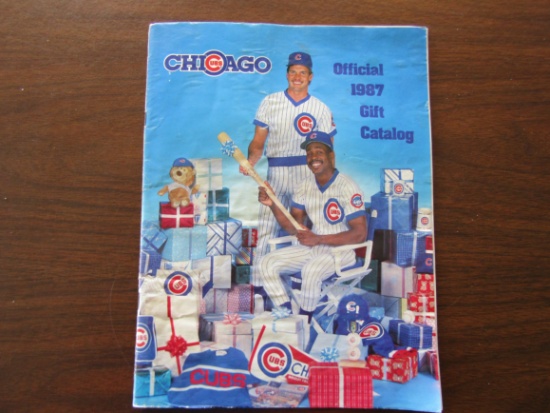 1987 Official Cubs Gift Catalog, in Good Condition