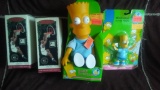 2 Shaquille O'neal Christmas Ornaments, 1 Dan-Dee Bart Simpson Doll, 1 Bendable Bart Simpson