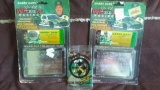 2 Numbered Harry Gant Holograph Cards and Super Steelers Kevin Greene Promo Card and Coin Set