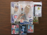 Mark Prior Action Figurine and Trading Cards and Card Stands