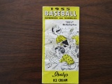 1955 Baseball Handbook and Schedules Book, in Good Condition