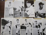 Lot of 10, Indians Player Photos signed