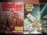 Lot of 2 Publications, 1953 Model Airplane News and Hitler 1940 Copywright