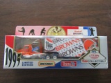 Matchbox Limited Edition 1995 Cleveland Browns Tractor Trailer Original Box