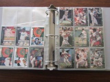 Baseball Trading Cards in Plastic Protector Sheets, in Good Condition