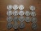Lot of 18 Silver Dimes, 1935 and 1936