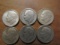 Lot of 6 Silver Dimes, 1948 and 1949