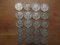 Lot of 20 Silver Dimes, 1941