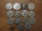Lot of 14 Silver Dimes, 1957-1958