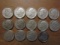 Lot of 14 Silver Dimes, 1959