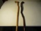 Lot of 2 Vintage Walking Sticks