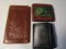 Lot of 3 Vintage Leather Wallets