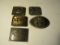 Lot of 5 Vintage Belt Buckles, Bud, SR71, Michelin