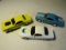 Lot of 3 Die Cast '70 Challenger, '73 Firebird, '69 Camero Z28