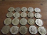 Lot of 20 Silver Dimes, 1964