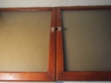 Vintage Wood Display Cabinet, 42