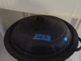 Vintage Enamel Canning Pot with Rack