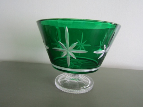 Marquis by Waterford, Green Crystal Bowl