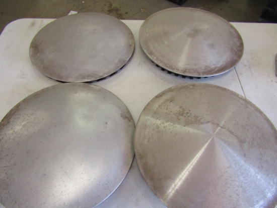 Lot of 4, 15" Wheel Covers, Need Cleaned, No Rust Noted