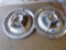 2 Vintage Wheel Covers