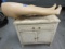 Vintage Wood Cabinet and Mannikin Legs, Pick Up Only