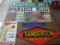 Lot of 6 Metal Auto/Hot Rod Signs