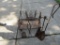 Vintqage Fireplace Grate and Tools