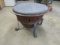 Steel Outdoor Fire Pit with Lid, Pick Up Only