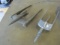 2 Types Rocket Hood Ornaments, Metal