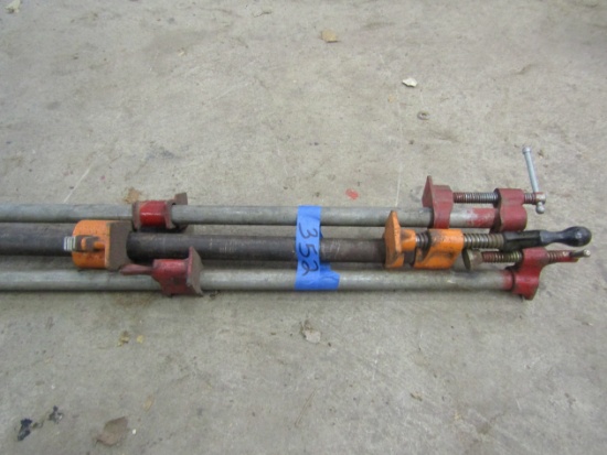 Lot of 3 Pipe Clamps