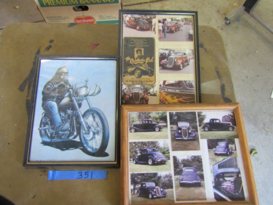 Lot of 3 Framed Pictures