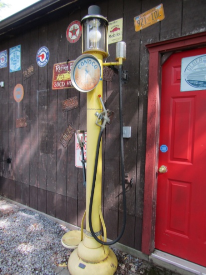 Handcrafted Gas Pump Replica Light