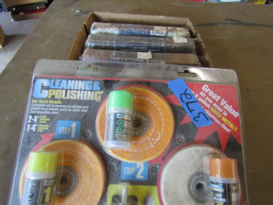 Lot of 5 Polishing Kit and Keystone Polishing compound
