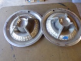 2 Vintage Wheel Covers