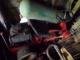 Contents of Shed, Lawn Mower, Engine Block