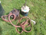 Lot of 2 Industrial Air Painters, 1-with Hose and Sprayer