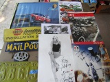Lot of 6 Metal Auto/Hot Rod Signs and Posters