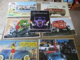 Lot of 7 Auto Décor, Posters