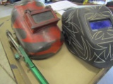 Lot of 3 Welding Helmets and Cutting Torch