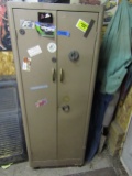 Metal Cabinet with Contents, Car Care Supplies